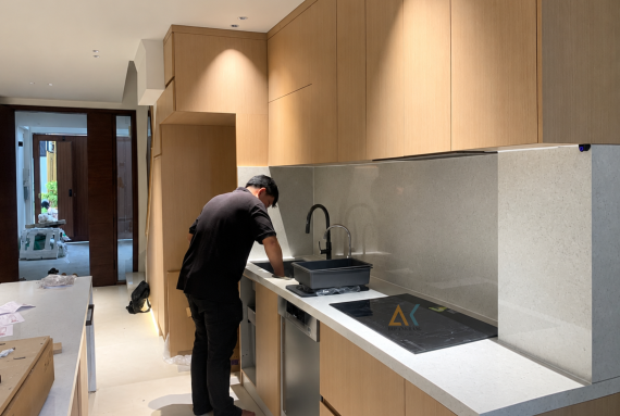 Dự Án Thi Công Thực Tế của Bếp An Khang cho nhà anh Khương ( Quận 7 )